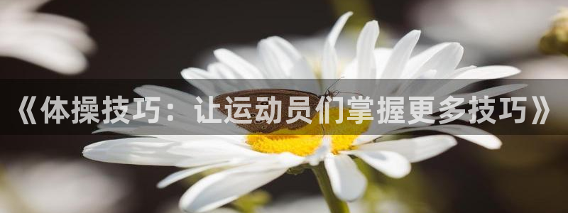 凯发官网下载平台假的吗是真的吗吗：《体操技巧：让运动